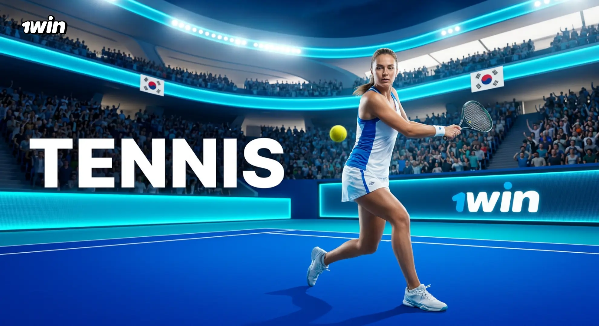 1. 1win Tennis with online betting on ATP WTA live matches match winners sets totals and tournament markets